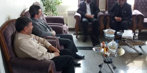 دیدارمدیرکل تعاون،کارو رفاه اجتماعی استان با فرماندار
