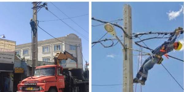 اجرای شبکه سیم به کابل در شهر کمیجان با ۴۵میلیارد ریال اعتبار انجام گردید.