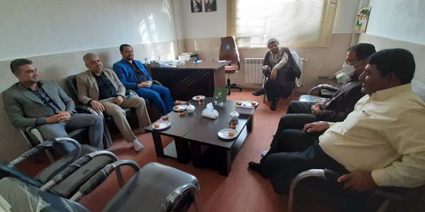 دیدار فرماندار به اتفاق مدیران جدید الانتصاب شهرستان با امام جمعه کمیجان