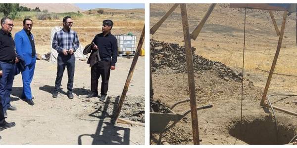 بازدید فرماندار از روستای عود آغاج بخش مرکزی