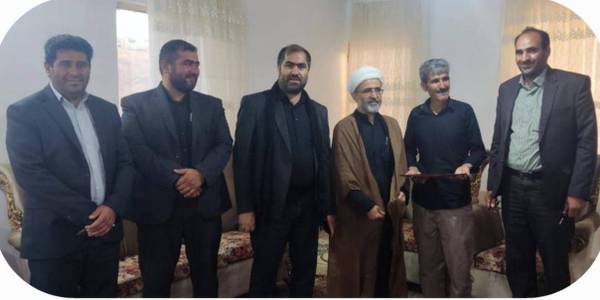 دیدار با دوتن از جانبازان و آزادگان شهرستان