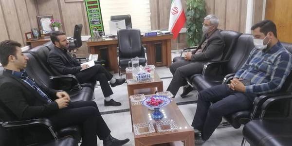 بازدید از فرمانداری شهرستان خمین و جلسه با حضور فرماندار محترم شهرستان