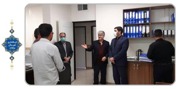 بررسی میدانی از اداره گاز شهرستان محلات