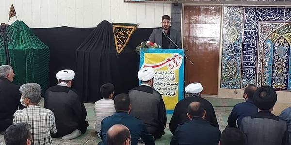 سخنرانی فرماندار شهرستان در نماز جمعه به مناسبت هفته دولت