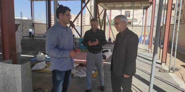فرماندار از پروژه احداث ساختمان کانون پرورش فکری کودکان ونوجوان شهرستان خمین بازدید کرد