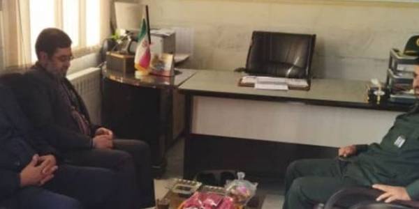 بازدید فرماندارازناحیه مقاومت بسیج شهرستان خنداب