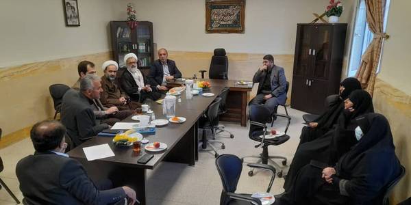 جلسه هماهنگی ساخت ساختمان حوزه علمیه خواهران تفرش