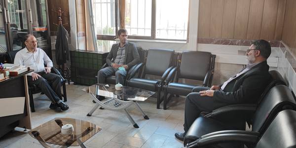 دیدار بخشدار مرکزی با روسای ادارات راهداری و صمت شهرستان محلات