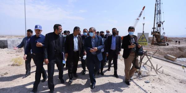 بازدید از طرح احداث کارخانه کربن صنعت امیر کبیر در شهرک صنعتی خیر آباد