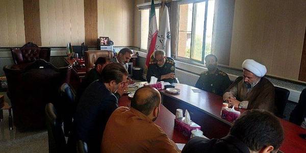 جلسه بررسی وضعیت یادمان های شهدای گمنام شهرستان زرندیه