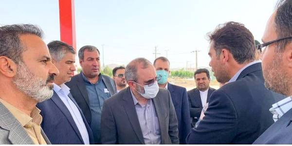 بازدید از پمپ بنزین شهر رازقان