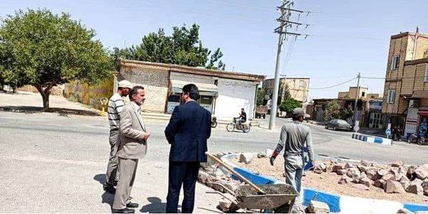 بازدید  از پیشرفت پروژه های عمرانی شهر خشکرود.