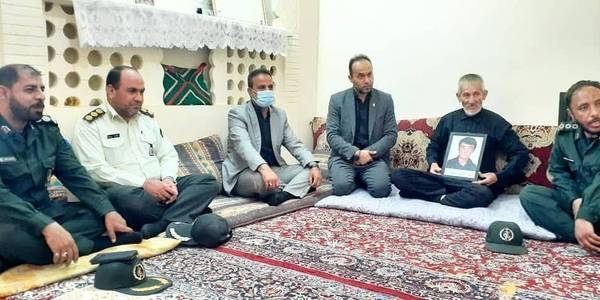 دیدار  با خانواده شهید مدافع حرم کاظم محمدی