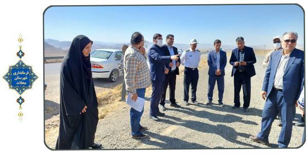 بررسی میدانی زیرگذر مرکز آموزش عالی و تقاطع جاده محمدآباد و نیم ور