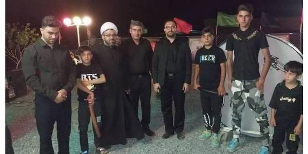 حضور فرماندار شهرستان کمیجان در جمع هیات‌های عزاداری
