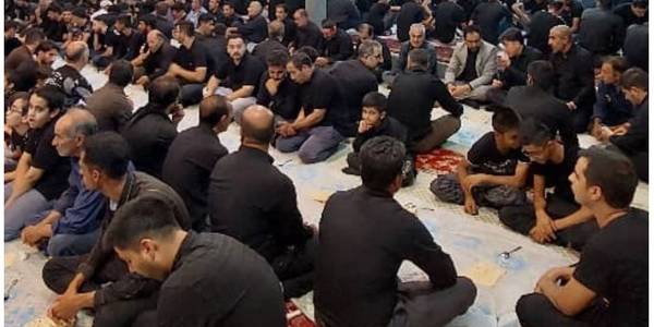 حضور ابراهیم رستمی فرماندار شهرستان کمیجان در  جمع هیات‌های عزاداری