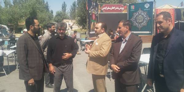 بازدید از موکب شهدای مدافع حرم