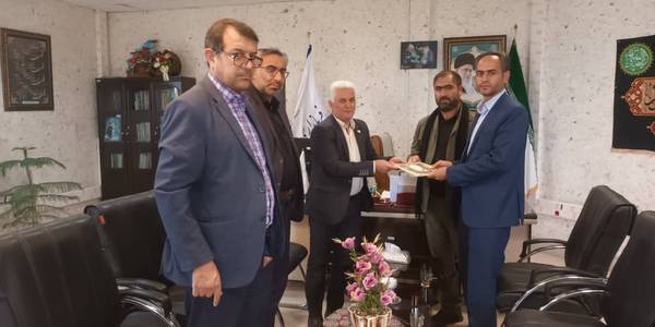 مراسم معارفه سرپرست اداره هواشناسی شهرستان فراهان