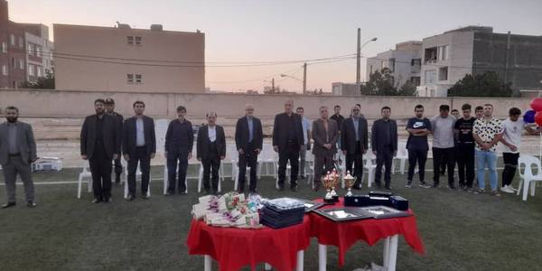 مراسم اختتامیه فوتبال به مناسبت گرامیداشت شهدای شهرستان تفرش