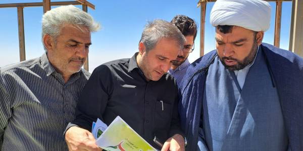 بازدید از روند احداث ساختمان جدید شاهزاده مسلم (ع)