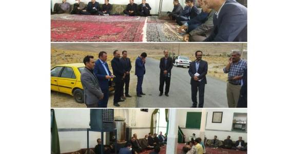 🔻🔻حضور فرماندار اراک وتعدادی از مدیران دستگاههای اجرایی شهرستان اراک در محور قره کهریز