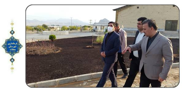 بررسی میدانی پروژه های در دست احداث شهرداری محلات