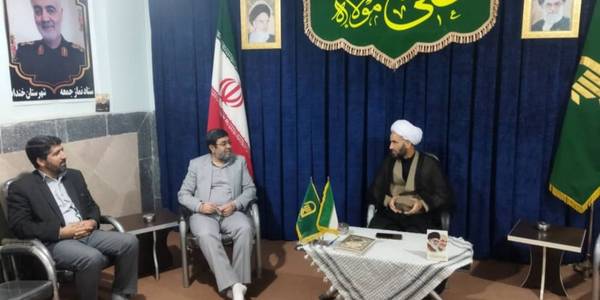 دیدار فرماندار شهرستان خنداب با امام جمعه