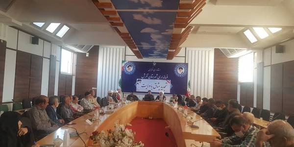 نشست صمیمی محمد رضا رضایی فرماندار تفرش با پیشکسوتان هشت سال دفاع مقدس .