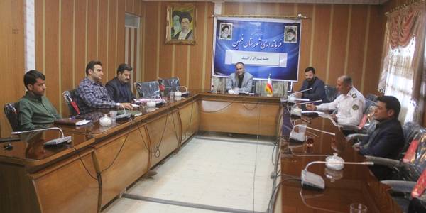 ششمین جلسه شورای ترافیک شهرستان خمین برگزار شد