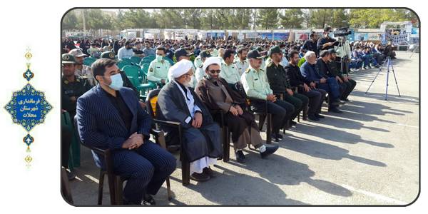 حضور علیرضا ملک جانی در صبحگاه مشترک نیروهای نظامی و دانش آموزان مدارس