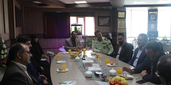 دیدار با فرمانده انتظامی استان