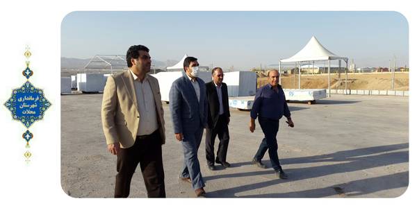 بررسی میدانی روند آماده سازی نمایشگاه بین المللی سنگ