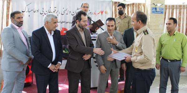 تقدیر از عوامل پایگاه های آتش نشانی روستایی استان