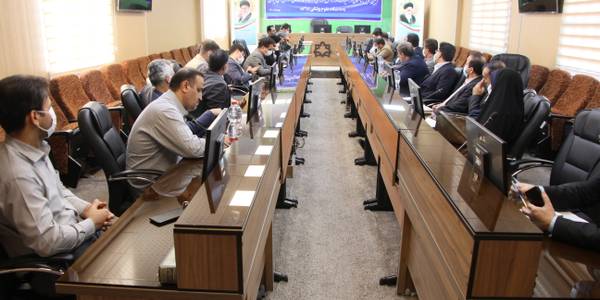 جلسه با سرپرست دانشگاه علوم پزشکی، خدمات بهداشتی و درمانی استان