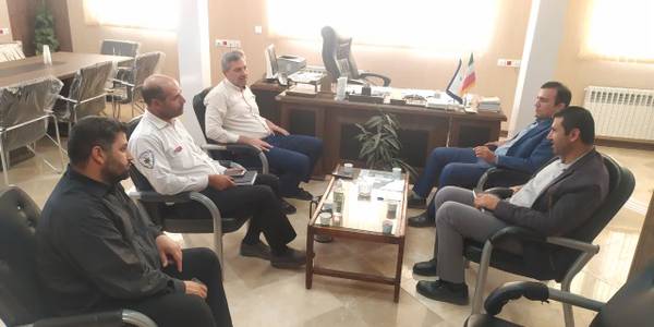 جلسه هماهنگی جانمایی هلیکوپتر اورژانس در شهر خنجین