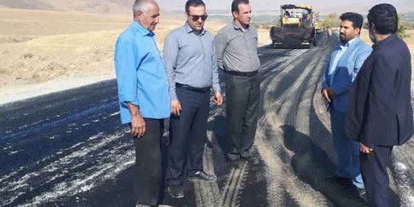 بازدید فرماندارخنداب از راه ارتباطی روستای موک