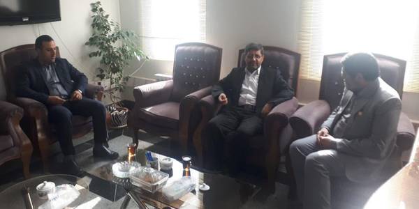 دیدار مدیرکل امور اجتماعی و فرهنگی استانداری با فرماندار شهرستان خنداب