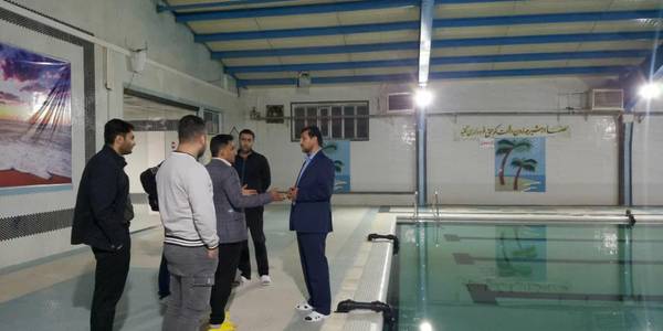 بازدید وروانی فراهانی سرپرست فرمانداری شهرستان آشتیان از زیرساخت ها و اماکن ورزشی شهر آشتیان