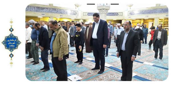 حضور علی ساعدی در مسجدالقائم(ع)