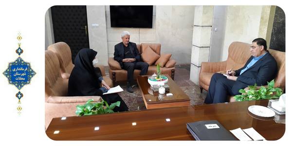 دیدار سرپرست شبکه بهداشت و درمان با سرپرست فرمانداری شهرستان محلات