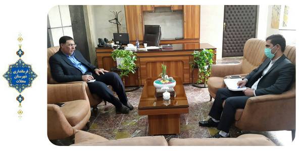 سرپرست اداره راهداری و حمل و نقل جاده ای با علی ساعدی دیدار کرد.
