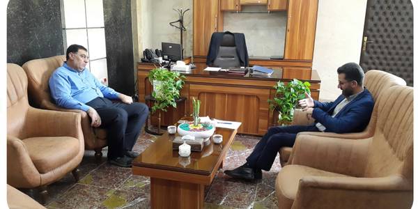 دیدار رییس شورای شهر محلات با سرپرست فرمانداری