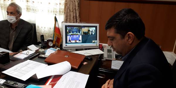 جلسه کمیسیون ماده 11قانون هوای پاک استان به صورت ویدئو کنفرانس با حضور دکترامیر هادی فرماندار شهرستان اراک یوسفی معاون برنامه ریزی فرمانداری برگزارشد