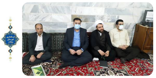 مراسم یادبود شهدای جنایت تروریستی در حرم مطهر حضرت احمد بن موسی ( علیما السلام) در مسجدالنبی (ع) شهر نیم ور