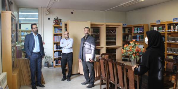 بازدید از کتابخانه عمومی دکتر حصیبی