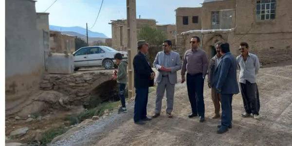 دهگردشی فرماندار خنداب در بخش قره چای.