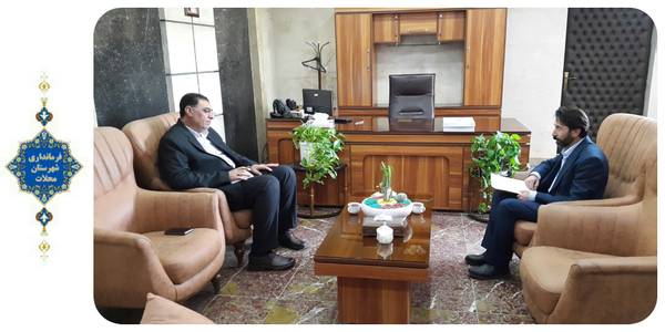 دیدار سرپرست اداره آب و فاضلاب شهرستان محلات با سرپرست فرمانداری