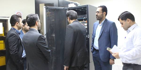 بازدید از اتاق سرور اداره کل صنعت، معدن و تجارت استان