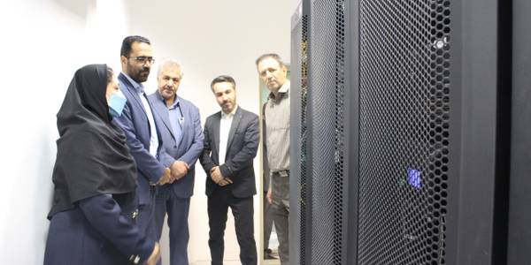 بازدید از اتاق سرور سازمان جهاد کشاورزی استان