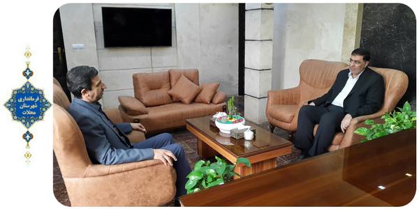 دیدار رییس مرکز آموزش عالی شهرستان محلات با سرپرست فرمانداری